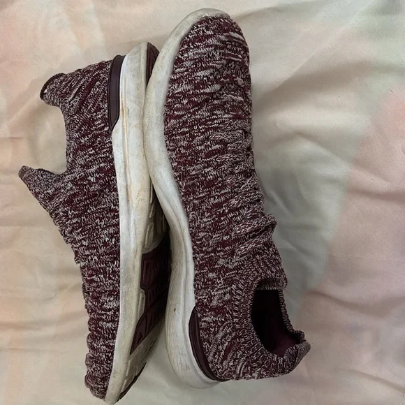 APL Maroon Knit Sneakers - Picture 3 of 8